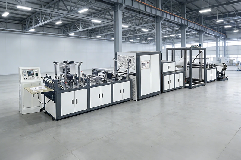 Каковы характеристики машин для изготовления пакетов из нетканого материала?