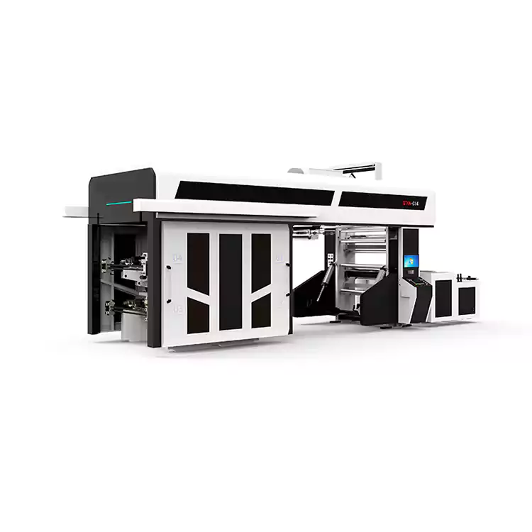 4-8 цветов флексографская флексографская печатная машина для пластика Ci