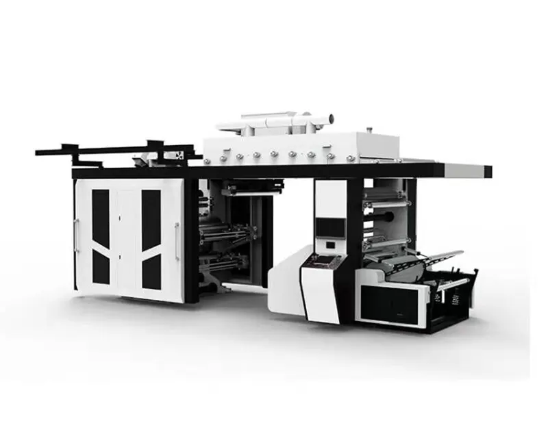 4-х цветная флексографская машина с центральным оттиском