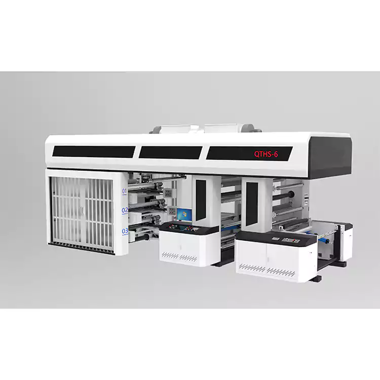 Тип шестерни сервопривода 6 цветов Тип рукава машины флексографской печати центрального барабана