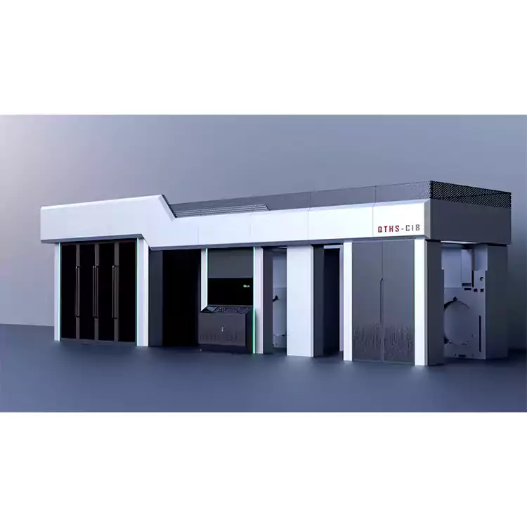 8-цветная флексографская печатная машина с центральным барабаном и сервоприводом