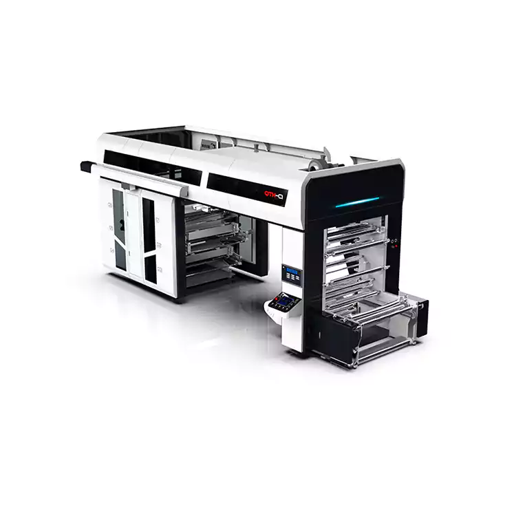 Центральный барабанный флексографский 6-цветный пластиковый флексографский печатный станок