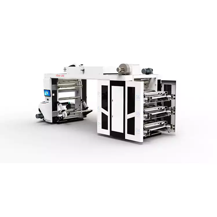 Высокоскоростной флексографский принтер множественный тип печатная машина для пластикового пакета цветов