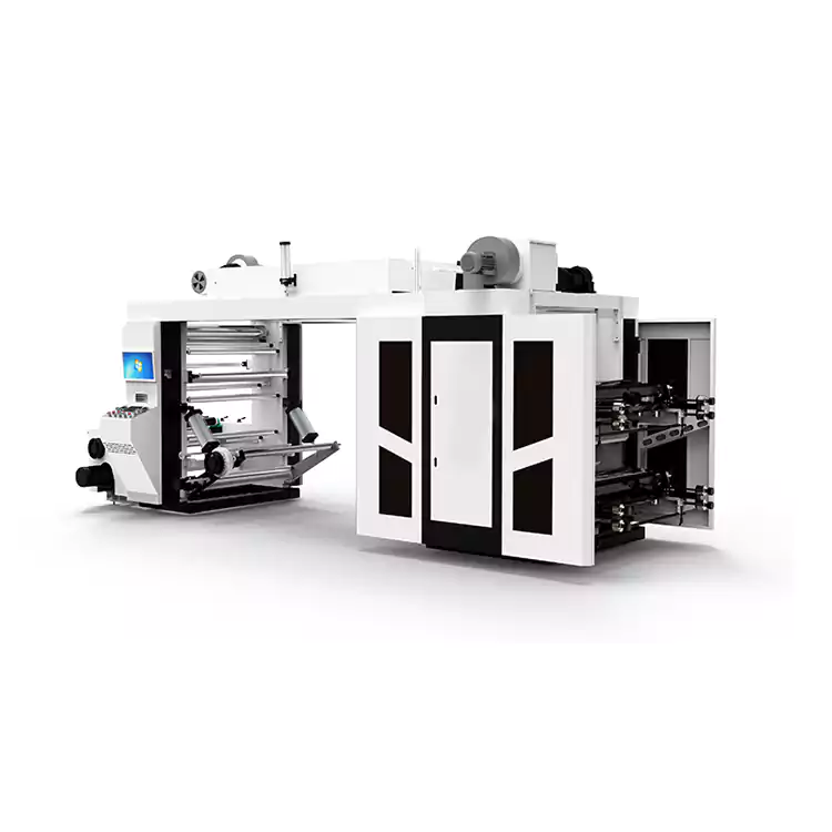 Высокоскоростная флексографская печатная машина стопочного типа