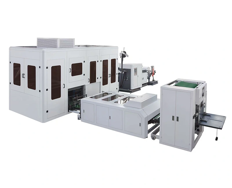 Ультразвуковая машина для производства пакетов D-образного и коробчатого типа из нетканого материала